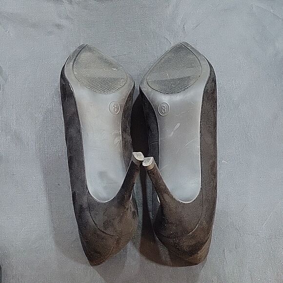 A.NEW DAY SUEDE POINTED TOE WOMEN"S SLIP-ON HIGH HEELS STILETTOS PUMP - Picture 11 of 16